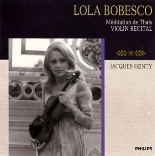 西独盤 ローラ・ボベスコ・リサイタル タイスの瞑想曲、ヴィタリの